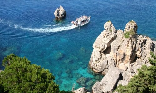 Corfu. Paleokastrica coast