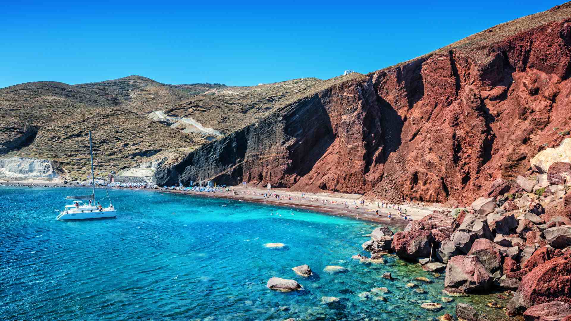 Red Beach Santorini