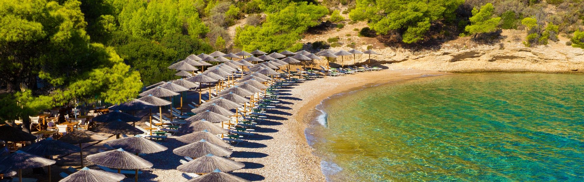 Spetses beach, Greece