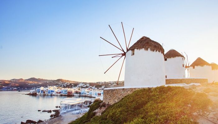 Mykonos Windmills, Greece