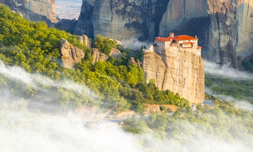 Great Monastery of Varlaam on the high rock in Meteora, Greece