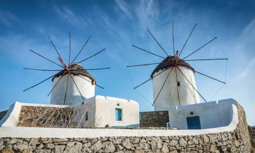 Mykonos Windmills, Greece
