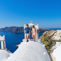 Couple Santorini