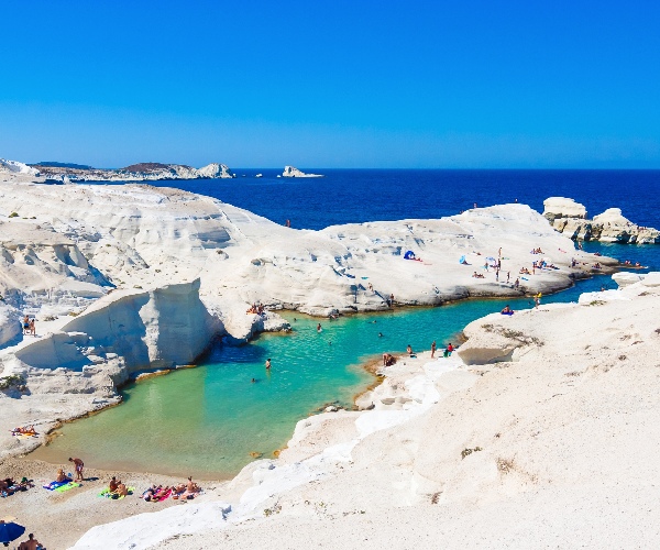 Milos beach