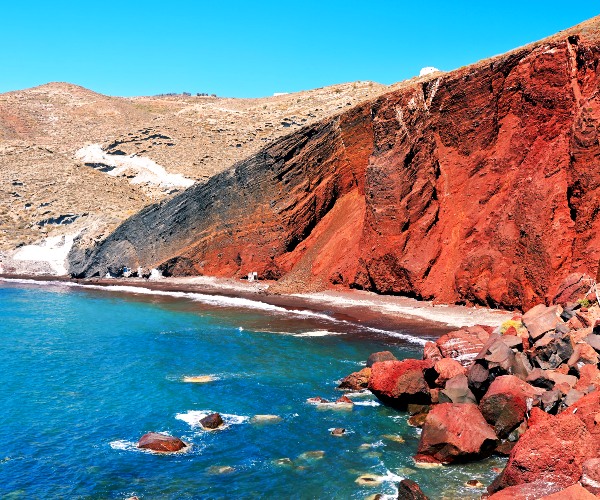 Santorini Red Beach