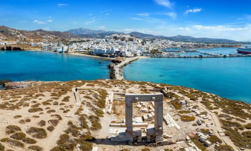 Naxos town