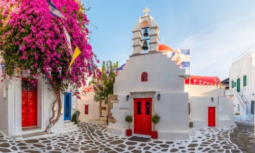 Mykonos streets Chora