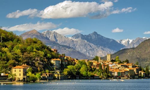 Lake Como Mountains and Lake