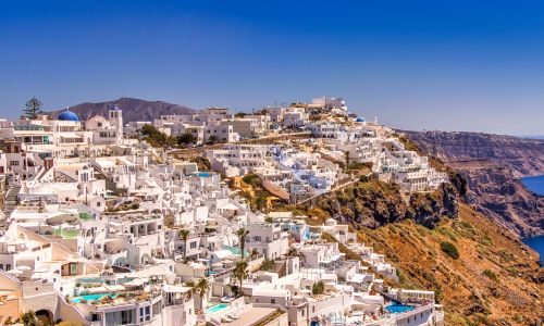 Santorini Panorama Views, Iconic Caldera Scenery and Endless Aegean Horizons