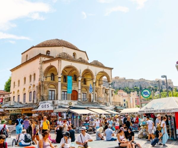 A market in Athens